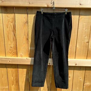 Vintage J Jill Black Corduroy Pants size 10